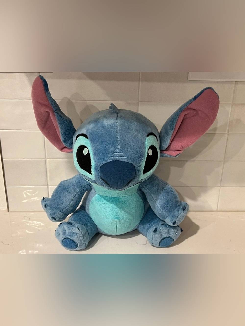 DISNEY Lilo & STITCH Plush 12" Just Play Sitting Stuffed Animal Movies Blue 2020